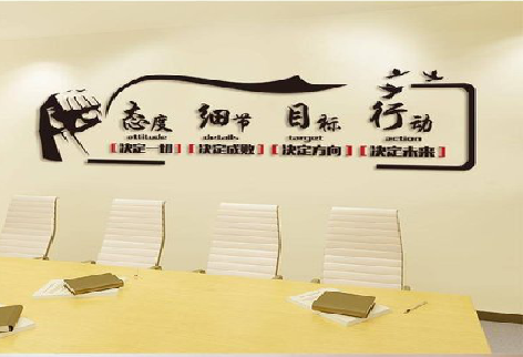 平乐企业文化墙主要展示什么？