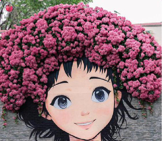 平乐墙体彩绘-网红墙打卡