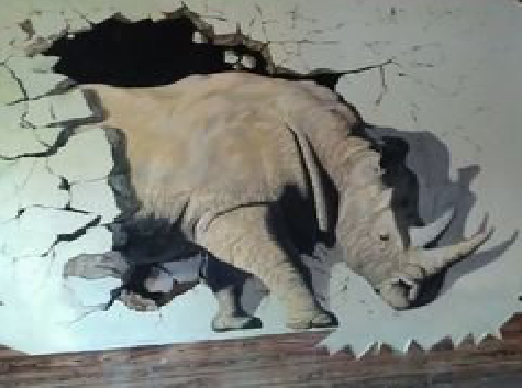 平乐在墙绘中，如何绘制3D效果？